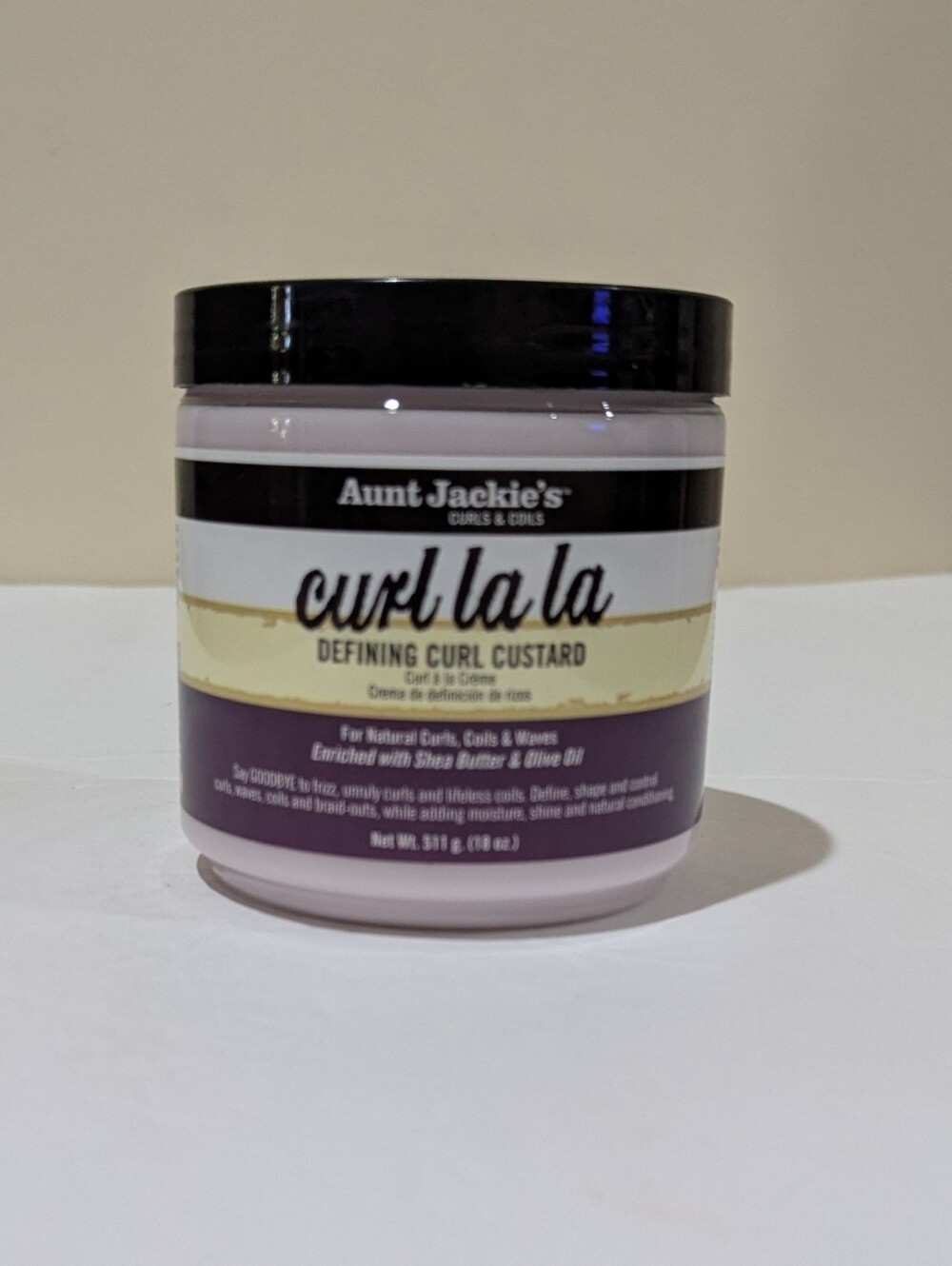 NEW Aunt Jackie's Curl La La Defining Curl Custard - Purple, 18 oz